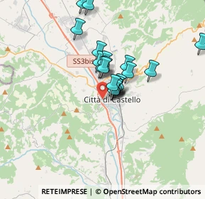 Mappa Via Aretina, 06012 Città di Castello PG, Italia (2.606)