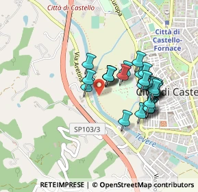 Mappa Via Aretina, 06012 Città di Castello PG, Italia (0.37241)