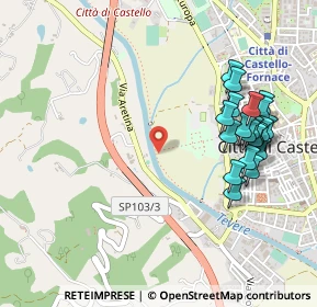 Mappa Via Aretina, 06012 Città di Castello PG, Italia (0.5575)