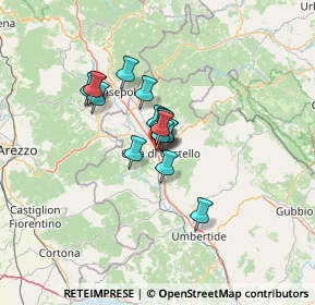 Mappa Via Aretina, 06012 Città di Castello PG, Italia (8.22938)