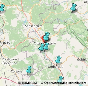 Mappa Via Aretina, 06012 Città di Castello PG, Italia (19.755)