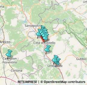 Mappa Via Aretina, 06012 Città di Castello PG, Italia (9.15364)