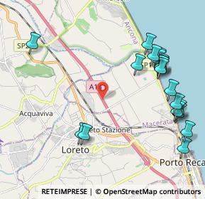 Mappa Autostrada Adriatica, 62017 Porto Recanati MC, Italia (2.59632)