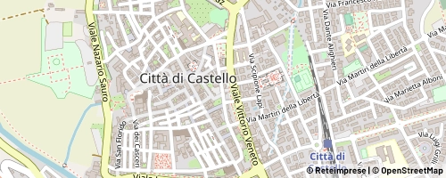 Mappa Città di Castello