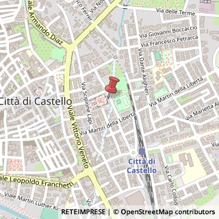 Mappa Via Luca della Robbia, 63, 06012 Città di Castello, Perugia (Umbria)