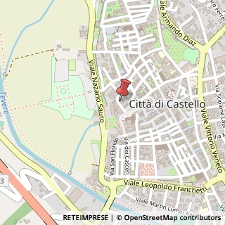 Mappa Via Cacciatori del Tevere, 3, 06012 Città di Castello, Perugia (Umbria)