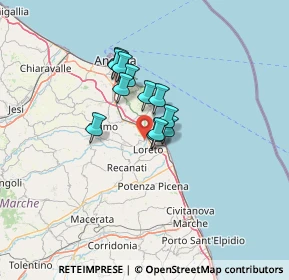 Mappa SP3, 60022 Castelfidardo AN, Italia (8.55833)
