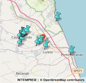 Mappa SP3, 60022 Castelfidardo AN, Italia (3.64786)
