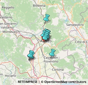 Mappa Viale Dante Alighieri, 52100 Arezzo AR, Italia (7.52417)
