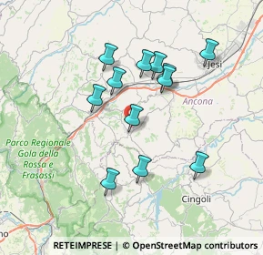 Mappa 60034 Cupramontana AN, Italia (6.5775)