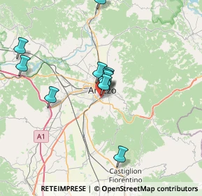 Mappa Via Sala Vecchia, 52100 Arezzo AR, Italia (6.29182)