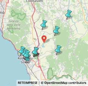Mappa Via Rosignanina, 56040 Santa Luce PI, Italia (7.73273)