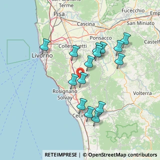 Mappa Via Rosignanina, 56040 Santa Luce PI, Italia (14.172)