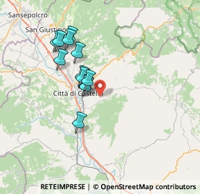 Mappa Vocabolo Sasso, 06012 Città di Castello PG, Italia (6.3475)