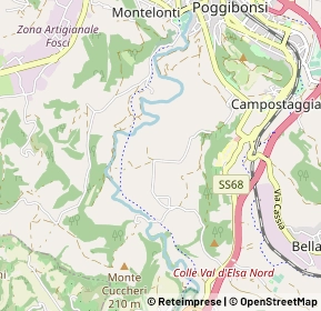 Mappa Strada Provinciale 44, 53036 Poggibonsi SI, Italia (0.95)