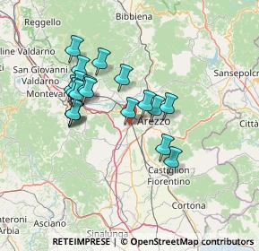 Mappa Via loc, 52100 Arezzo AR, Italia (12.56526)