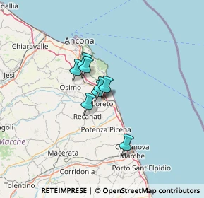 Mappa Via Biagi e d'Antona, 60025 Loreto AN, Italia (27.77727)