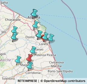 Mappa Via Biagi e d'Antona, 60025 Loreto AN, Italia (15.41929)