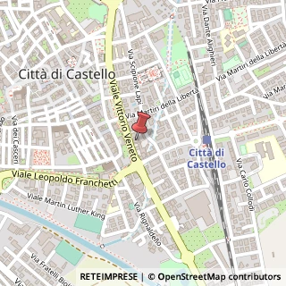 Mappa Viale Vittorio Veneto, 16, 06012 Città di Castello, Perugia (Umbria)