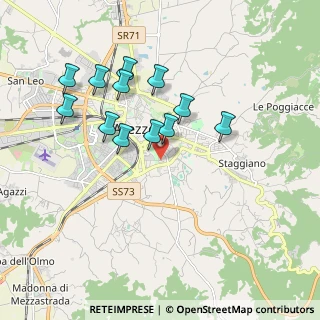 Mappa Via Vittore Carpaccio, 52100 Arezzo AR, Italia (1.75917)