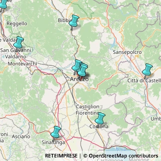 Mappa Via Vittore Carpaccio, 52100 Arezzo AR, Italia (21.86091)