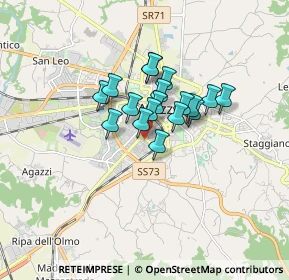 Mappa Via Po, 52100 Arezzo AR, Italia (1.1)