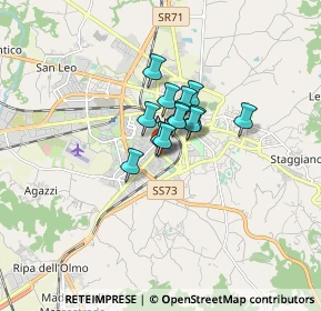 Mappa Via Galliano Maggiore, 52100 Arezzo AR, Italia (0.87154)