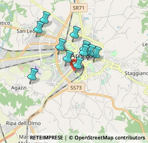 Mappa Via Galliano Maggiore, 52100 Arezzo AR, Italia (1.39727)