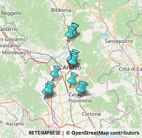 Mappa Via Po, 52100 Arezzo AR, Italia (10.02929)