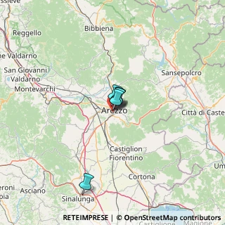 Mappa Via Po, 52100 Arezzo AR, Italia (41.6105)