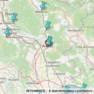 Mappa Via Po, 52100 Arezzo AR, Italia (39.037)