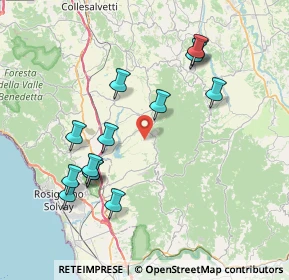 Mappa 56040 Santa Luce PI, Italia (8.20643)