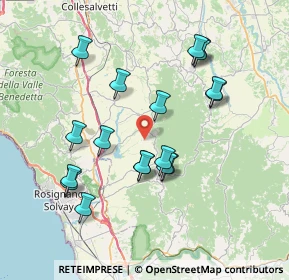 Mappa 56040 Santa Luce PI, Italia (7.53)
