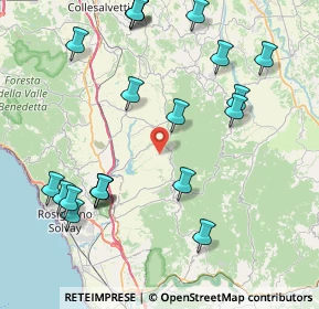 Mappa 56040 Santa Luce PI, Italia (9.9695)