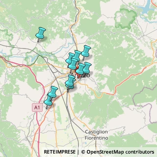 Mappa Via Arno, 52100 Arezzo AR, Italia (4.74)