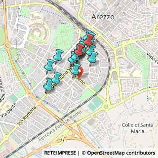 Mappa Largo Tevere, 52100 Arezzo AR, Italia (0.3275)
