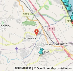 Mappa Via Musone, 60022 Castelfidardo AN, Italia (4.16417)