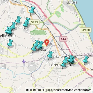 Mappa Via Musone, 60022 Castelfidardo AN, Italia (2.717)