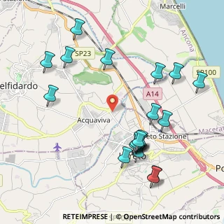 Mappa Via Musone, 60022 Castelfidardo AN, Italia (2.377)
