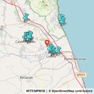 Mappa Via Musone, 60022 Castelfidardo AN, Italia (3.702)