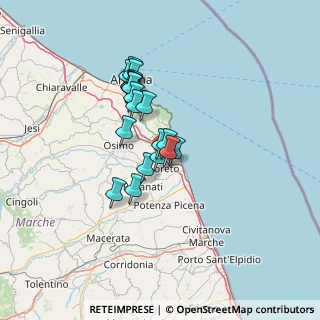 Mappa Via Musone, 60022 Castelfidardo AN, Italia (10.532)