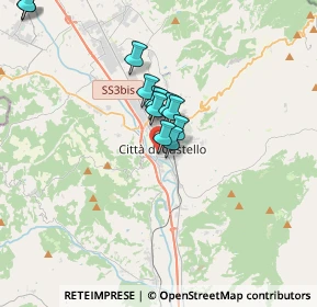 Mappa Via dei Casceri, 06012 Città di Castello PG, Italia (2.86083)