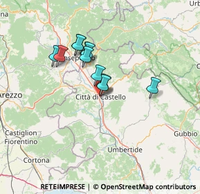 Mappa Via dei Casceri, 06012 Città di Castello PG, Italia (10.81455)