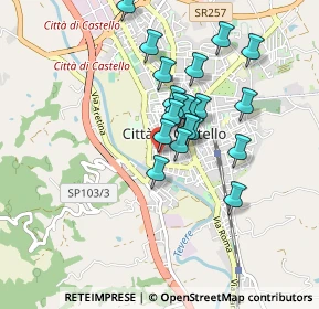 Mappa Via dei Casceri, 06012 Città di Castello PG, Italia (0.726)