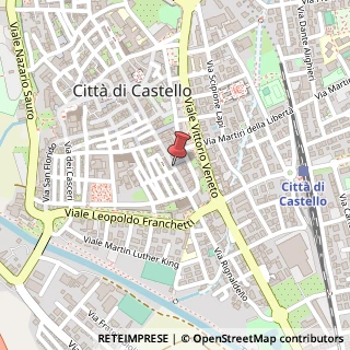 Mappa Corso Vittorio Emanuele, 25, 06012 Città di Castello, Perugia (Umbria)