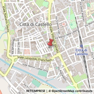 Mappa Corso Vittorio Emanuele, 46, 06012 Città di Castello, Perugia (Umbria)