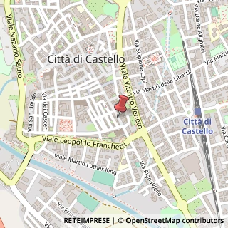 Mappa Corso Vittorio Emanuele, 31/A, 06012 Città di Castello, Perugia (Umbria)