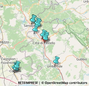 Mappa Via Papa Celestino II, 06012 Città di Castello PG, Italia (16.20692)