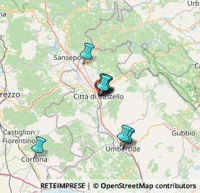 Mappa Via Papa Celestino II, 06012 Città di Castello PG, Italia (8.86909)