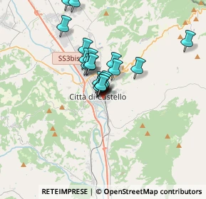 Mappa Via Papa Celestino II, 06012 Città di Castello PG, Italia (2.6555)